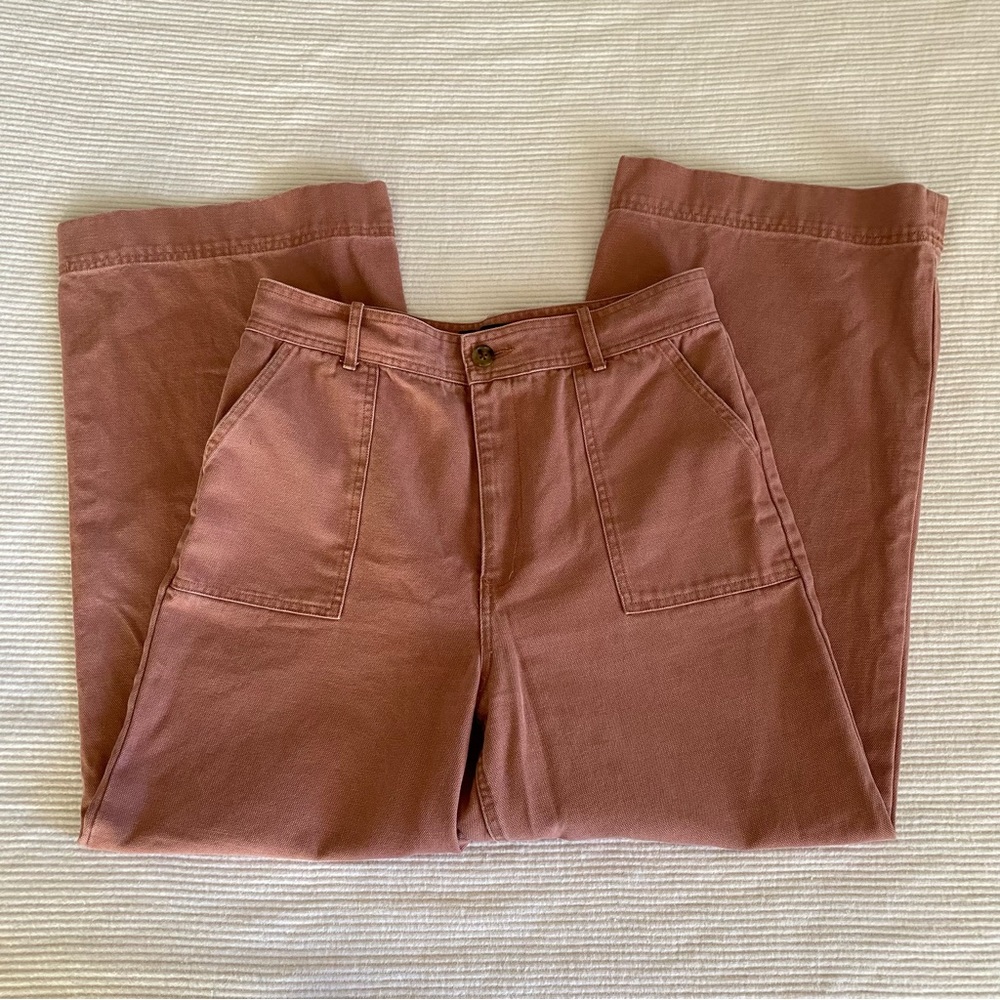 Frye Mauve Wide Leg Nadia Pants 28
